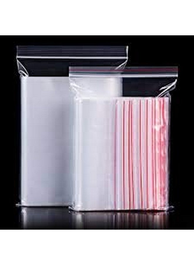 bvslf Reusable/Resealable Self Sealing Zip Lock Covers Storage Pouch Bags, 10 x 14 inches, 100 Pieces (Transparent),plastic - Image 3