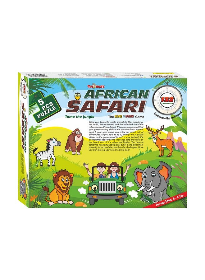 toymate African Safari - A Smart Fun Activity Games Toys Brain IQ Development Puzzles for Kids 4 5 6 7 8 (African Safari) - Image 1