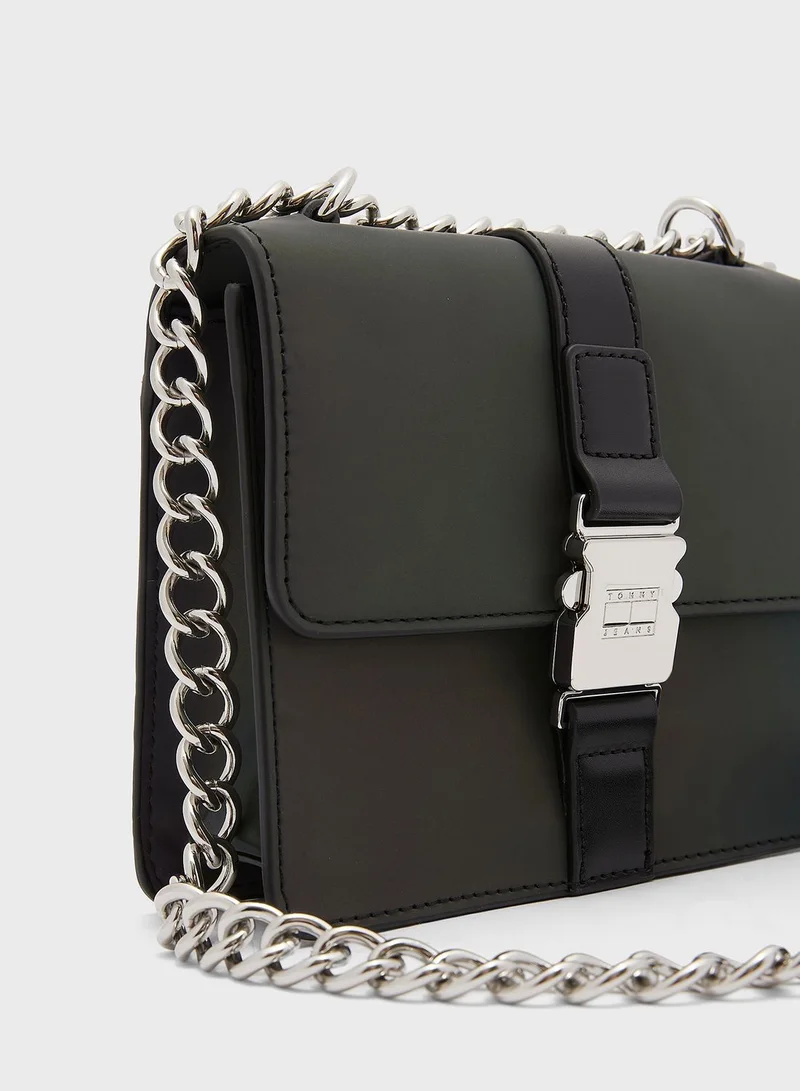 TOMMY JEANS Link Chain Crossbody Bag