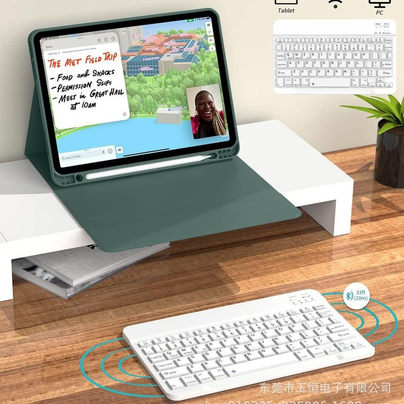 Ipad Bluetooth Keyboard Case For Ipad 10 Generation Magnetic Separate Keyboard 10.9-Inch A16 - Image 3