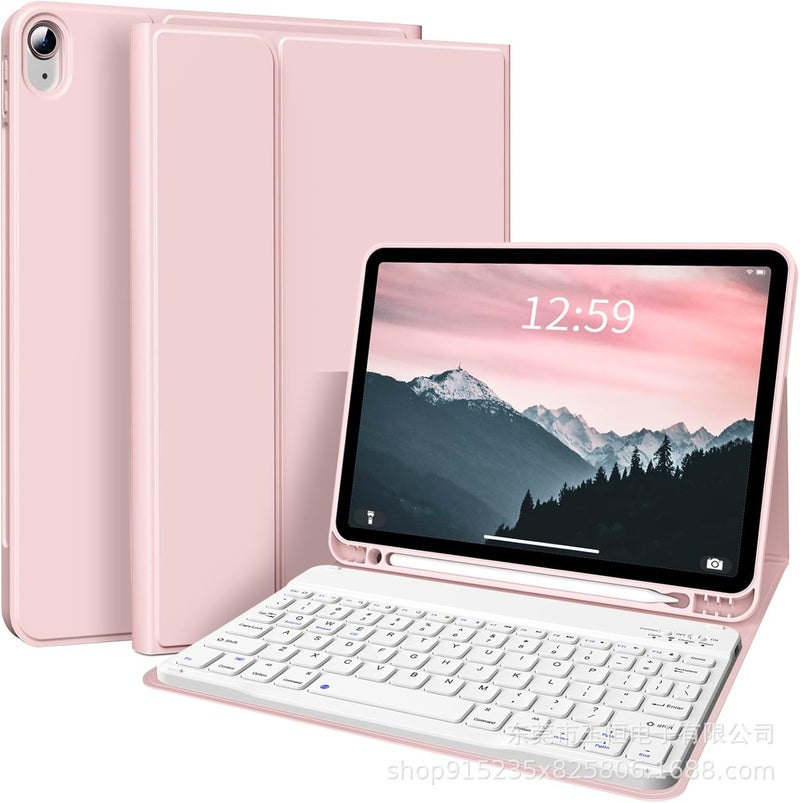Ipad Bluetooth Keyboard Case For Ipad 10 Generation Magnetic Separate Keyboard 10.9-Inch A16 - Image 1