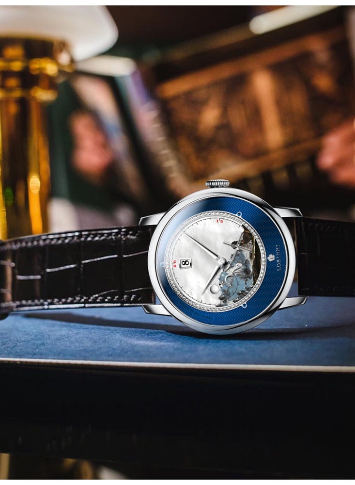LOBINNI Wrist Watch,Collector-grade craftsmanship, high-end feel on the wrist | Business mechanical watch - Image 5