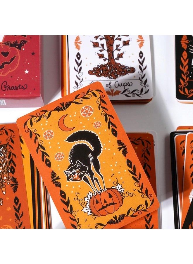 NIBEMINENT Halloween Happy Card Divination Game Deck Divination Board Game Oracle Cards - Image 4