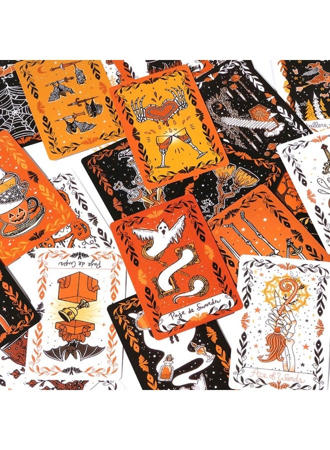 NIBEMINENT Halloween Happy Card Divination Game Deck Divination Board Game Oracle Cards - Image 2