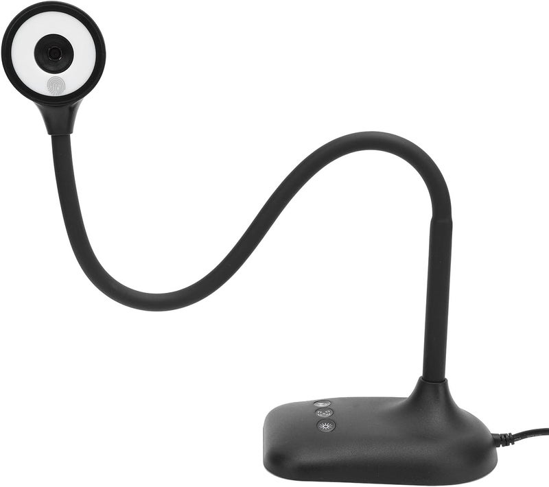 Depisuta كاميرا وثائق USB، بدقة 2K و5 ميجابكسل مع تركيز تلقائي، إضاءة LED بثلاثة مستويات، وظيفة عكس الصورة، كاميرا وثائق محمولة للعمل عن بُعد، التدريس، مؤتمرات الفيديو - Image 1