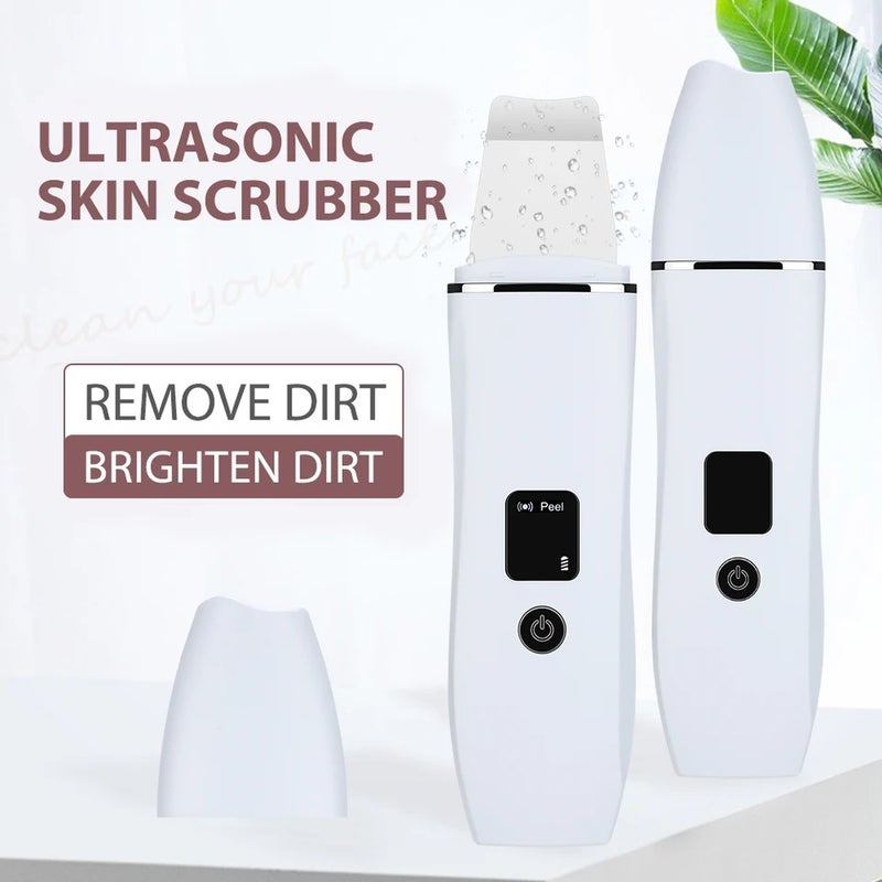 HailiCare Ultrasonic Skin Scrubber Peeling Blackhead Remover Deep Face Cleaning Ultrasonic Ion Acne Pore Cleaner Facial Shovel Cleanser - Image 2