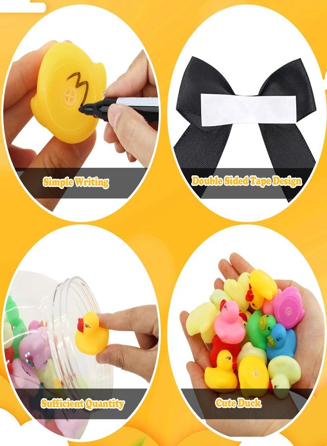Timisea 36pc Ducks for Classroom Management,Lucky Ducks for Classroom Jar Classroom Management with a Whiteboard Marker and a Plastic Jar for Back to School Management Tool - Image 3