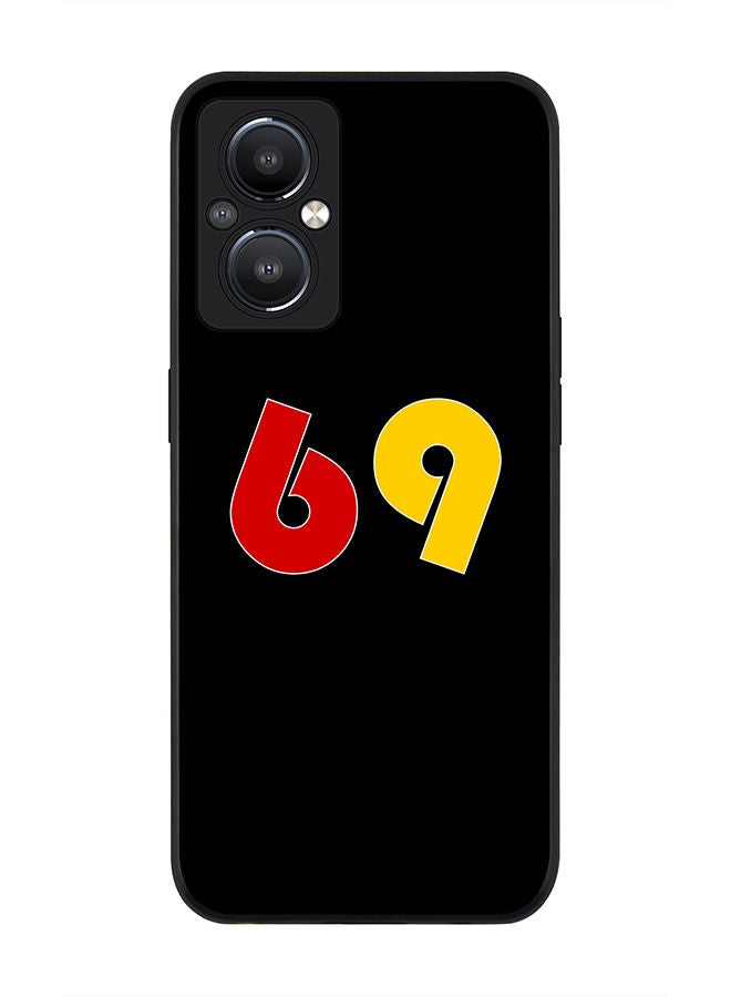 Stylizedd Rugged Black edge case for Reno8 Z 5G / Reno8 Lite 5G / Reno7 Z 5G Slim fit Soft Case Flexible Rubber Edges Anti Drop TPU Gel Thin Cover - No. 69 - Image 1