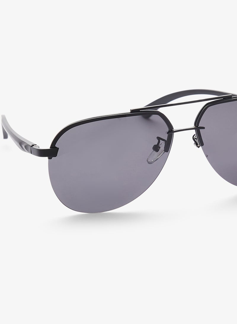 Seventy Five Polarized Lens Aviator Sunglasses - Image 3