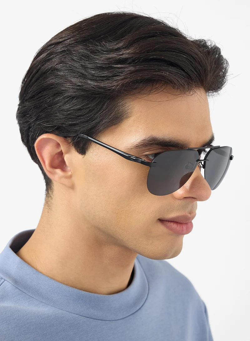 Seventy Five Polarized Lens Aviator Sunglasses