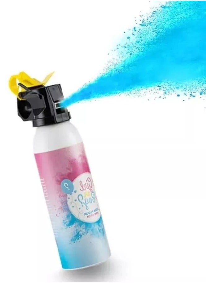 Toy Box - Gender Reveal Powder Spray Extinguisher For Baby Shower 100 gm Blue - Image 1