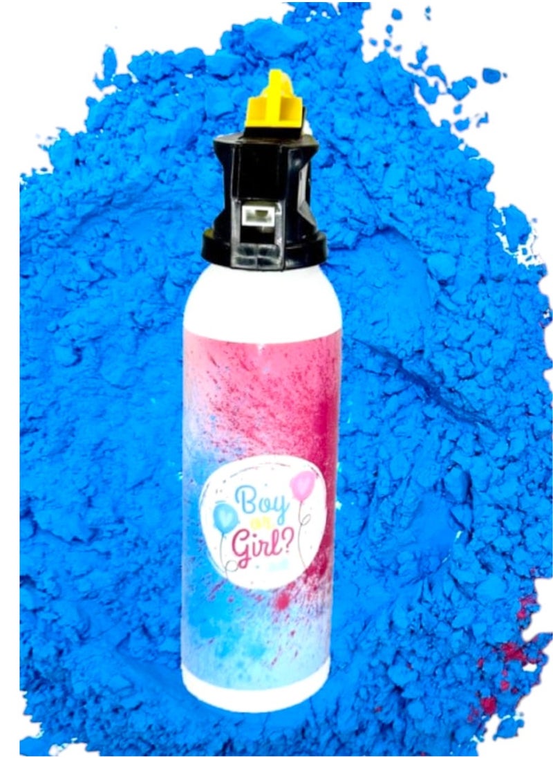 Toy Box - Gender Reveal Powder Spray Extinguisher For Baby Shower 100 gm Blue - Image 1