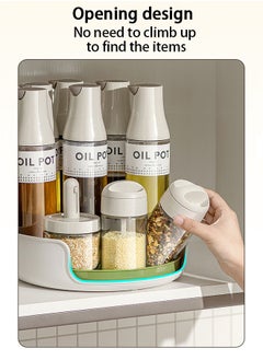 Rotating Spice Rack Organizer 360°Rotating Makeup Organizer Turntable Kitchen Spice Jars Organizer Rotating Skincare Organizer For Bathroom Bedroom Kitchen Cabinet Countertop Pantry Storage - pzsku/Z59C34E815B3E5A462FC6Z/45/_/1733794277/f00e3c2b-6683-404f-afaf-c3a1c443ac22