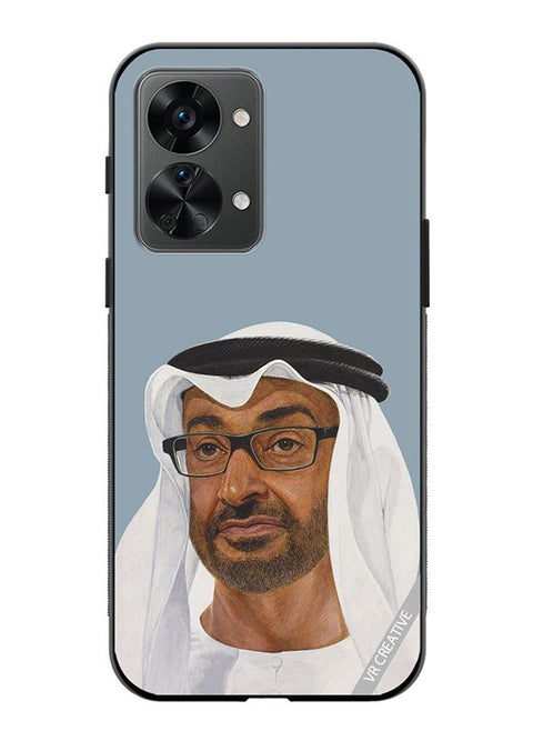 Protective Case Cover For OnePlus Nord 2T Sheikh Mohamed Bin Zayed Al Nahyan Design Multicolour