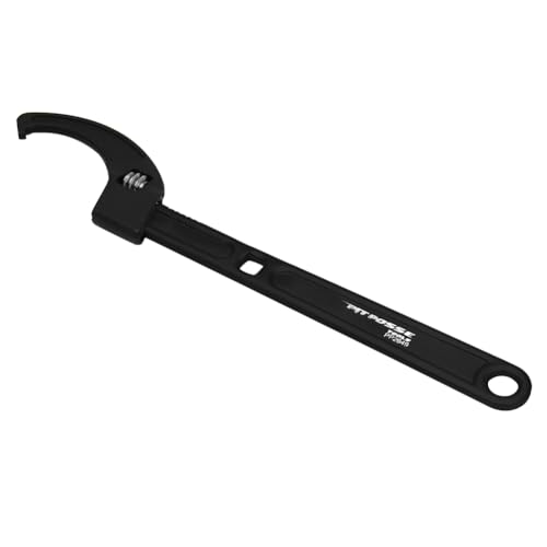 Pit Posse PP2649 Adjustable Steering Stem/Spanner/Castle Nut Wrench with 3/8 Drive Cutout for a Torque Wrench - Fits Most Bikes Range 22-70mm - Made of Steel - Automotive Tools - Image 1