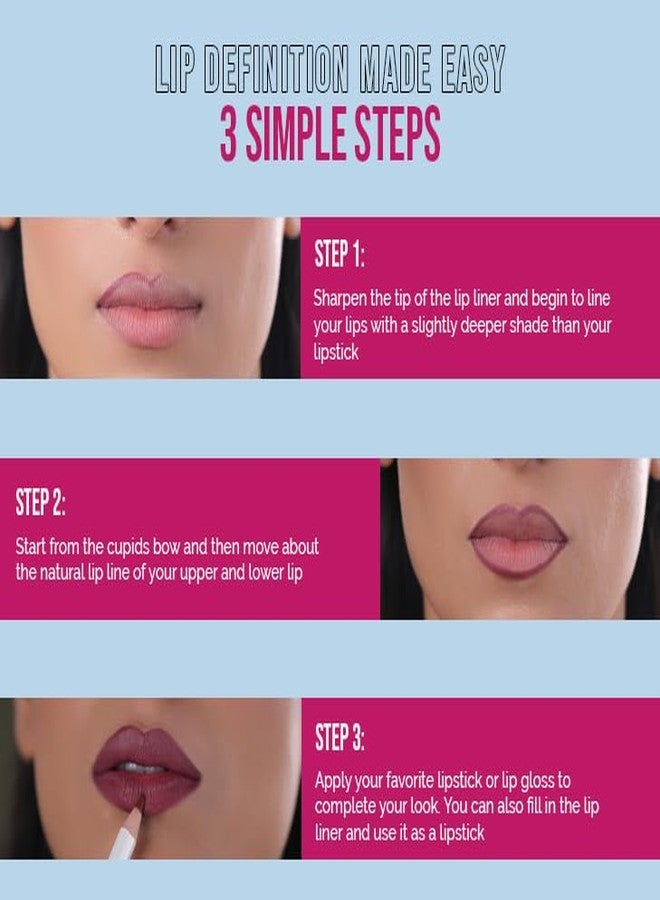 Glam 21 Glam21 Loaded Lips Matte Lip Liner | Set Of 6 | Long-Lasting | Waterproof | Transfer-Proof Matte Finish | One-Stroke Color Application | Non-Drying, 1.1gm Each (Browns & Nudes Pack) - Image 3