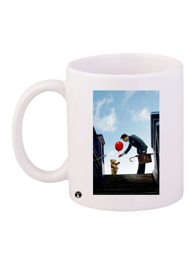 Ted Printed Coffee Mug White/Blue/Black 11ounce