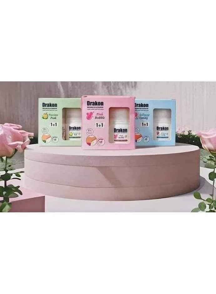 دراكون مزيل عرق رول اون للتبييض حلوى كاندي 50مل 1+1 - Image 2