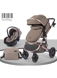 Burbay stroller 3 in stroller,carseat and bag code (DM068) green - pzsku/Z59C383F4D3CB518718A1Z/45/_/1734342643/a43b242f-feb3-4211-a6b6-ea1875e93b69