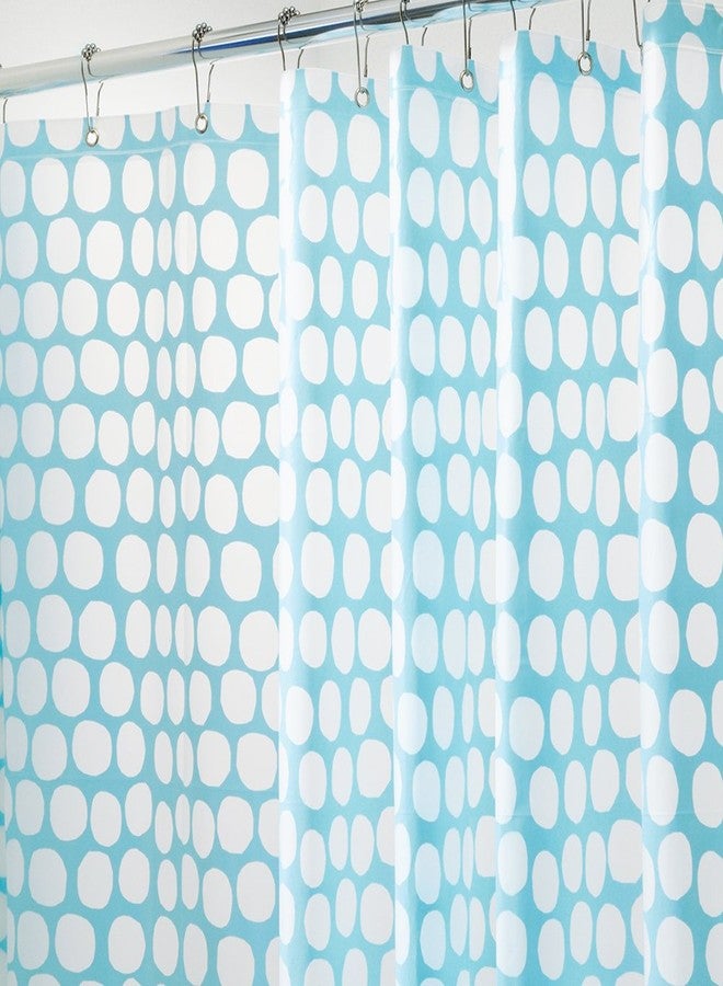 InterDesign Honeycomb Shower Curtain, 72 x 72, Aqua - Image 2