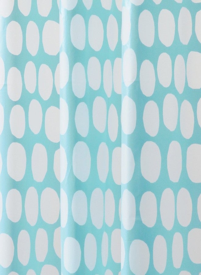 InterDesign Honeycomb Shower Curtain, 72 x 72, Aqua - Image 3