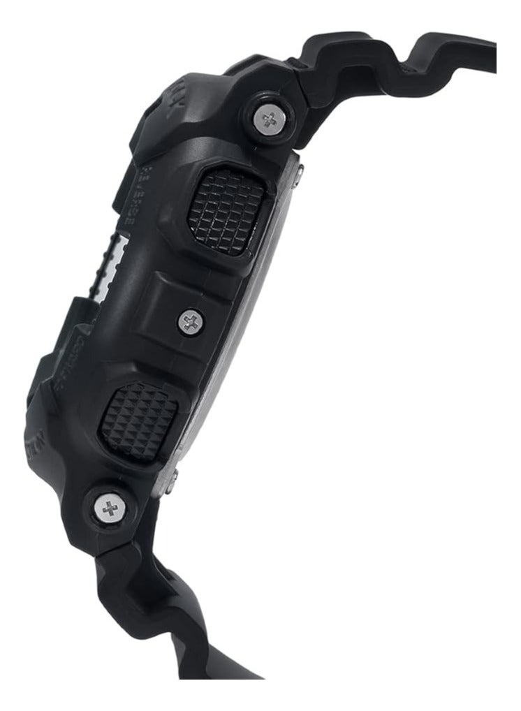 كاسيو ساعة كاسيو جي-شوك الرقمية للرجال مينا سوداء - GD-100-1BDR - Image 2