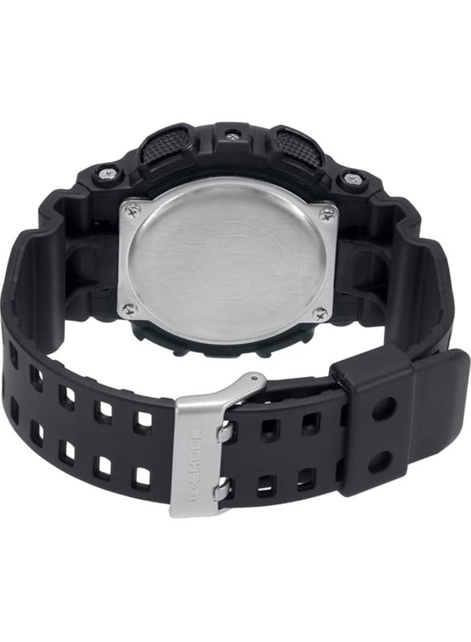 كاسيو ساعة كاسيو جي-شوك الرقمية للرجال مينا سوداء - GD-100-1BDR - Image 4