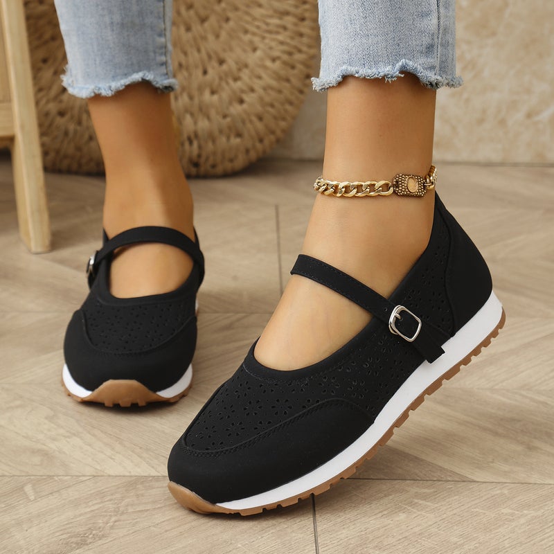 Temu Sandals Women'S Summer Comfortable Sports Hollow Out Women'S Shoes Flat Hole Shoes Women - Image 5
