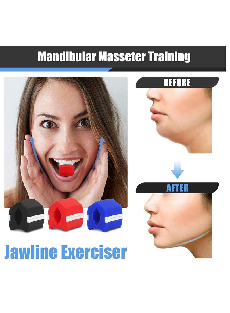 Generic Jaw Exerciser Facial Jaw Toner Define Jawline Neck Exercise Ball Jaw Neck Toning Fitness Ball for Face Lift Double Chin Eliminator Slimming, Facial Treatments for Double Chin, Men/Women - Image 5