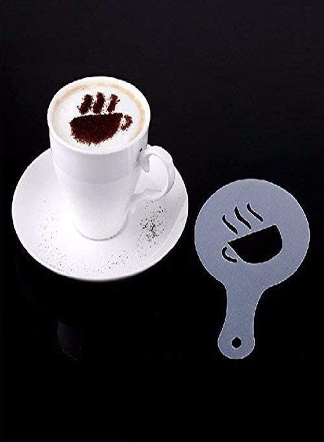 ATOOZED 16 Pack Barista Coffee Stencils Latte Art Stencils Cappuccino Stencils Templates for Coffee Decorating, Cookie Icing, Cake, Cupcake Decor | Food Grade PP, Easy to Clean, Various Patterns - Image 4