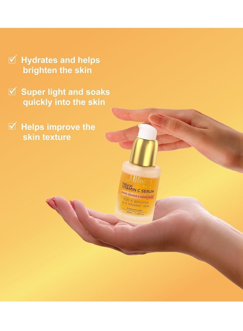 Milagro Beauty Vitamin C Serum for Face Brightening 30ML - Image 4