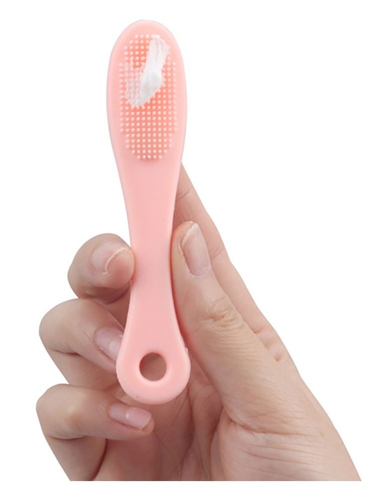 Generic - Soft Silicone Face Scrubber Finger Brush - light blue - Image 1