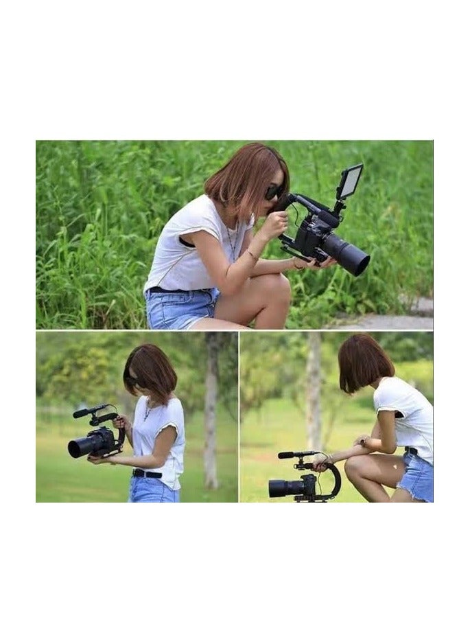 بروماس مجموعة أدوات تثبيت حامل Vlog المحمولة للتصوير الفوتوغرافي والفيديو العالمي لتسجيل فيديو كاميرا الهاتف - Image 3