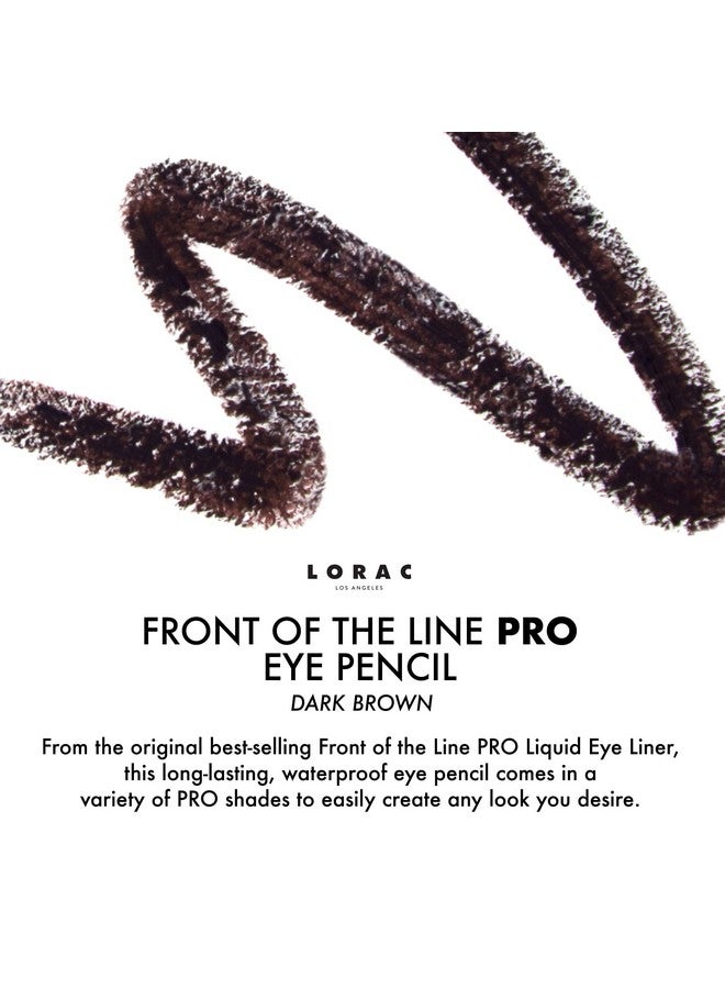LORAC Front of the Line Pro Eye Pencil, Dark Brown, 0.012 Ounce (Pack of 1) - Image 5