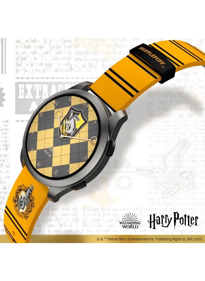 MobyFox - Harry Potter – Hufflepuff Samsung & Android Smartwatch Band – Officially Licensed (watch not included) - 22mm - Image 1