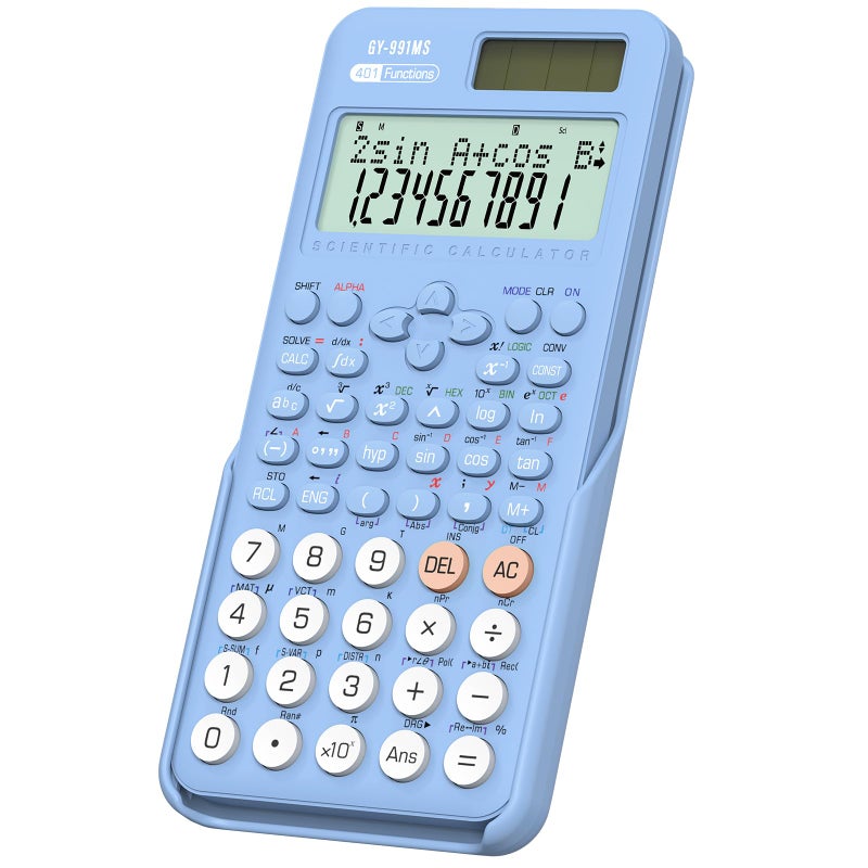 ROATEE Scientific Calculator for Students, 2-Line Display Science Calculator with 401 Functions,Desktop Math Calulator for School,Office - Image 1
