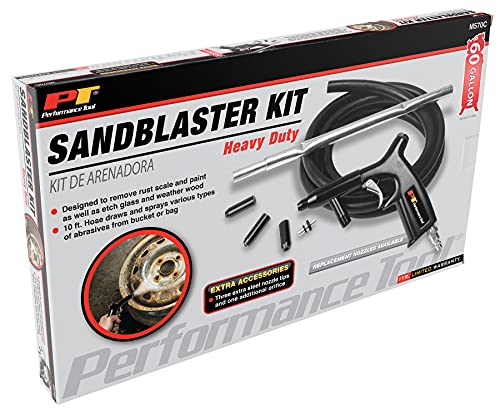Performance Tool M570C Heavy Duty Sandblaster Kit with Ceramic Tips - Image 3