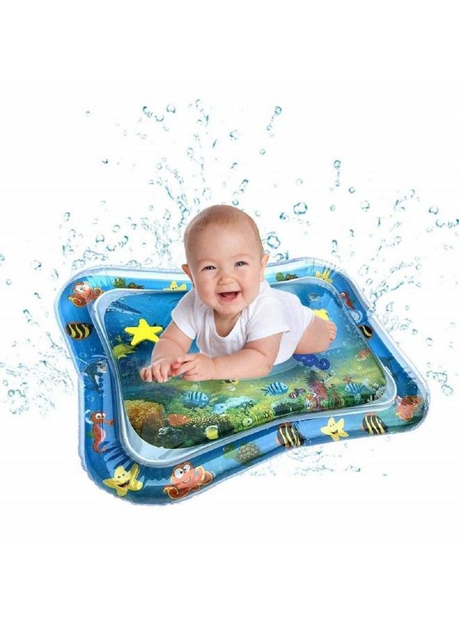 MOBDESK Baby Kids Water Play Mat Toys Inflatable Tummy Time Leakproof Water Play Mat Fun Activity Play Center Indoor And Outdoor Water Play Mat For Baby (Regular) - Image 4