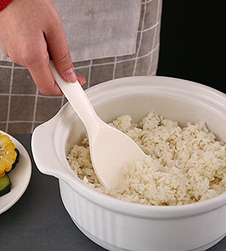 KolorFish 2 Sets Standing Rice Spoon Dust Cover Rice Scoop Storage Rack Holder Automatic Opening Closing Kitchen Utensils (Green) - Image 4