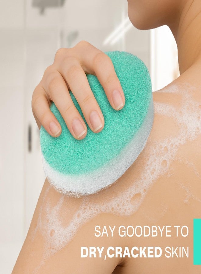 Yiclick Exfoliating Facial Sponge - Daily Cleansing Face Scrubber Exfoliator, Reusable Exfoliating Pads, Makeup Blackhead Remover Tools, Face Scrub Brush, Body Scrubber Sponge for Shower Bath - Image 4