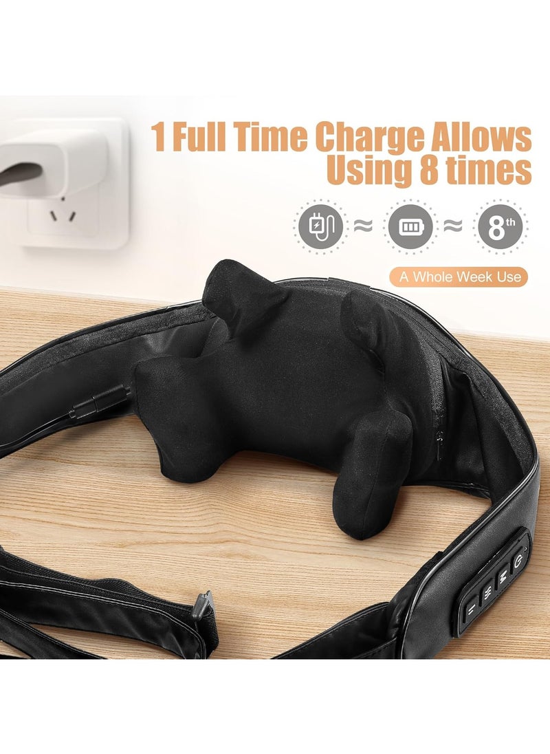 Generic - Shiatsu Neck Massager with Heat [2025 Upgraded] - Ideal Gifts for Mom Dad,Cordless Kneading Massage for Pain Relief, Rechargeable Massage for Neck, Shoulder and Back - Image 1