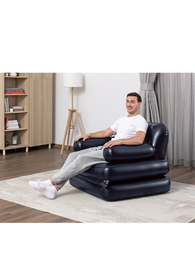 بست واي أريكة هوائية قابلة للنفخ - أريكة مريحة وسهلة التخزين للاستخدام الداخلي والخارجي - مثالية للتخييم والاسترخاء في المنزل - Image 1