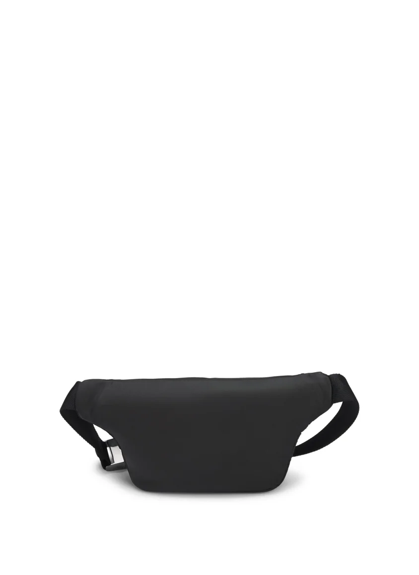 HUGO Twill belt bag with stacked-logo trim