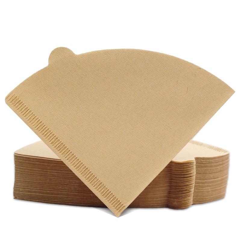 Revelook Cone Coffee Filters Size 02, 100 Count 1-4 Cups Unbleached V02 Disposable Coffee Filter Paper, Compatible with Conical Shaped Pour Over Coffee Dripper and Drip Coffee Maker - Image 3