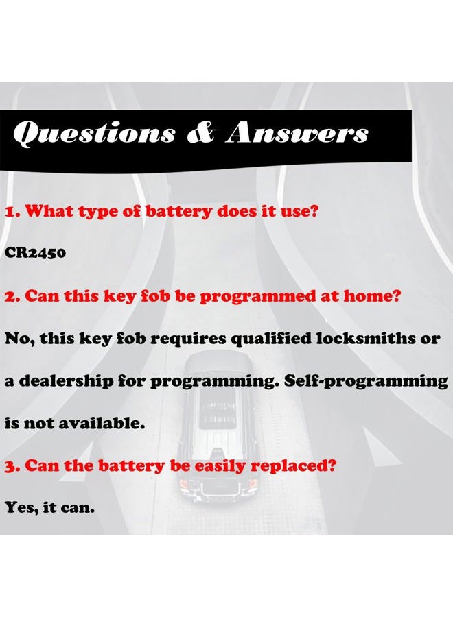 MechanMagic Key Fob Replacement Compatible for Ford F150/F-150 F250/F-250 F350/F-350 F450 2017-2022 Raptor Bronco Push Start Button Keyless Entry Remote Start Control 164-R8166 M3N-A2C93142600 - Image 2