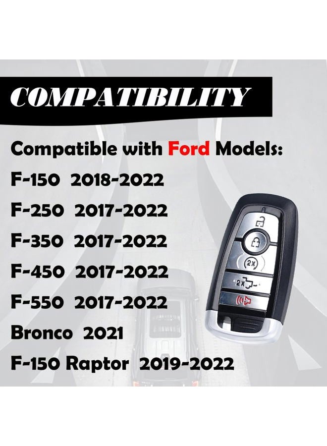 MechanMagic Key Fob Replacement Compatible for Ford F150/F-150 F250/F-250 F350/F-350 F450 2017-2022 Raptor Bronco Push Start Button Keyless Entry Remote Start Control 164-R8166 M3N-A2C93142600 - Image 3