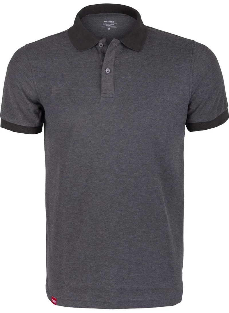 Evolite Deepraw Men Polo T-Shirt - Anthracite