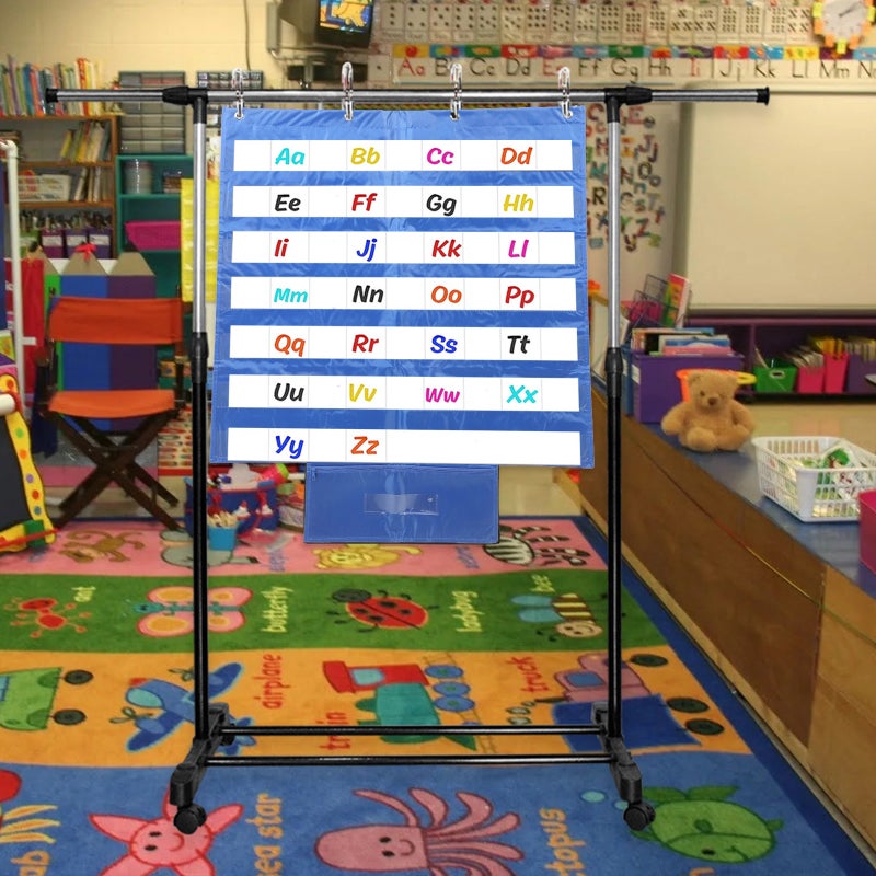 Standard Pocket Chart Hanging Pocket Chart Words Cards Pocket Chart for Classroom - Image 5