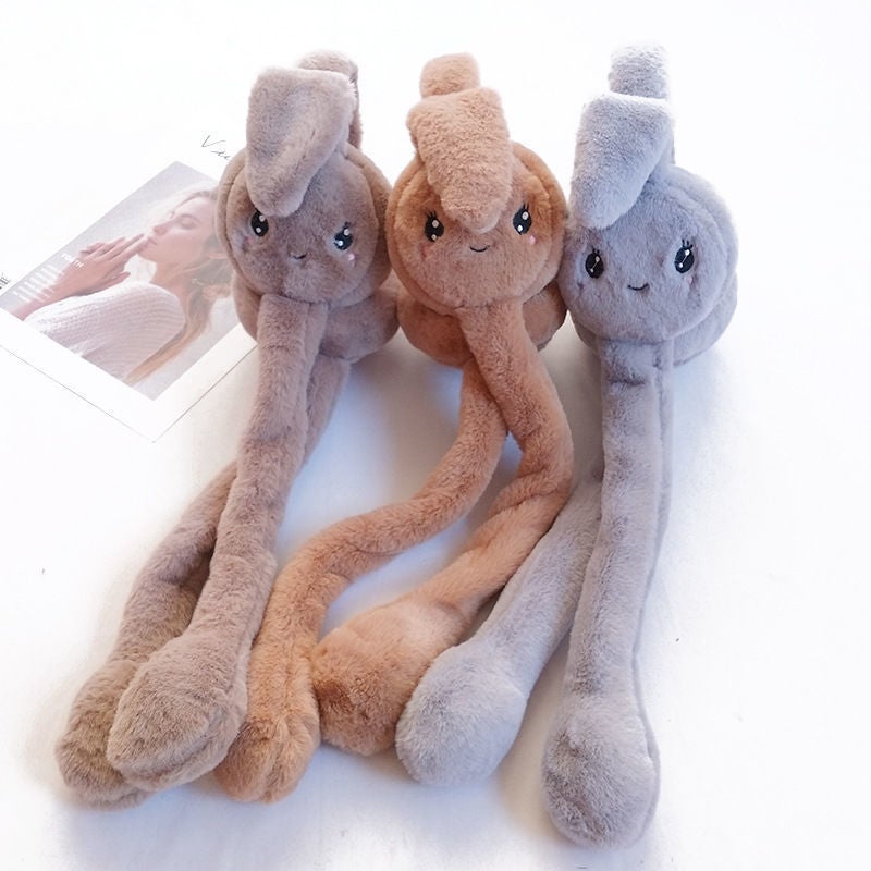 Douyin'S Same Rabbit Earmuffs, Moving Earmuffs, Cute Earmuffs For Kidsren In Winter, Warm And Cold-Proof, Frozen Ear Warmers, Earmuffs - Image 3