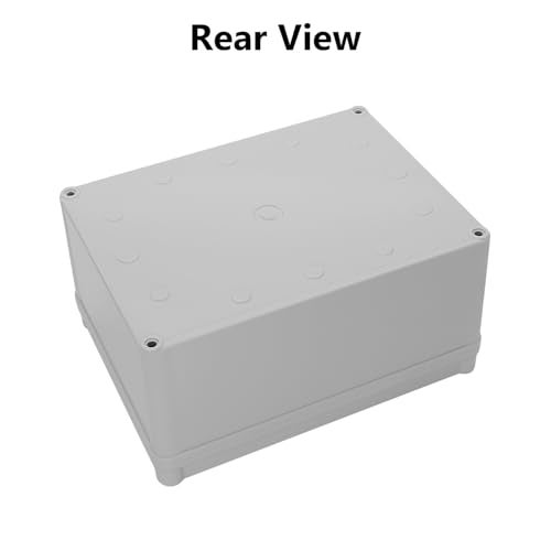 LeMotech IP67 Waterproof Junction Box ABS Plastic Project Box Dustproof Electrical Box Outdoor Enclosure for Electronics DIY Case Gray 7.9X 5.9X 3.9 inch (200x 150x 100 mm) - Image 5